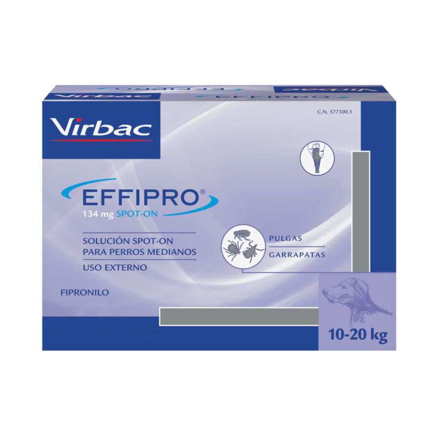 Effipro Pipetas Antiparasit&aacute;rias para c&atilde;es de 10-20 kg, , large Imagem n&uacute;mero 1
